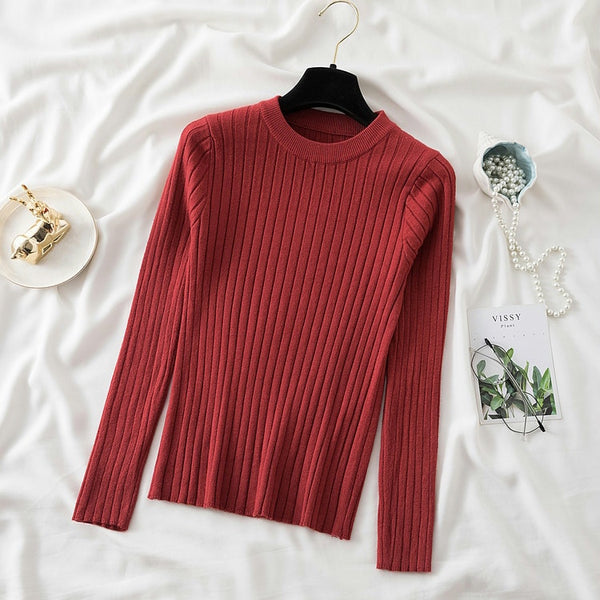 Sadie | Pullover mit O-Ausschnitt und Strickmuster