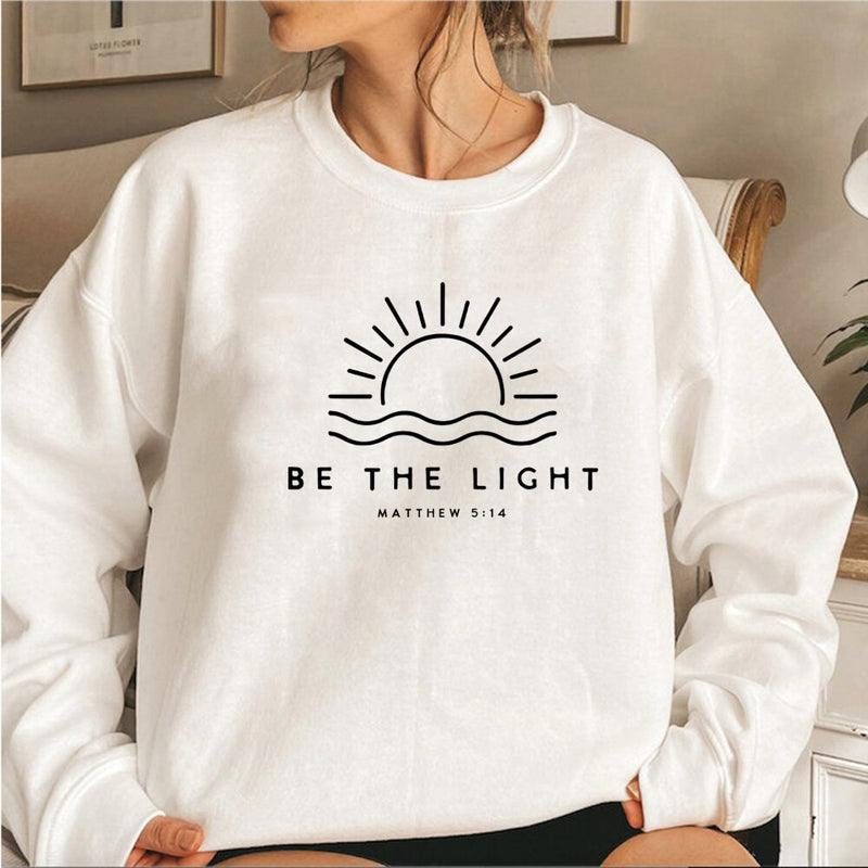 Matthäus | 5:14 Christlicher Bibelvers Frauen Pullover Sweatshirt