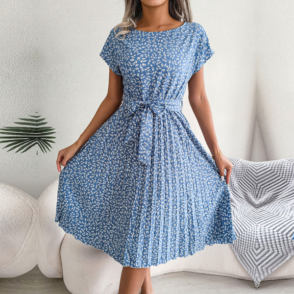 Jecka | Kurzärmeliges Freizeitkleid mit Blumenmuster